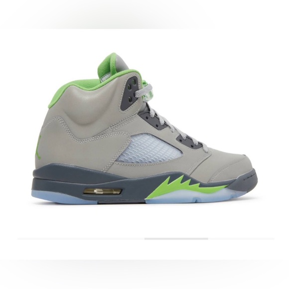 NIKE AIR JORDAN 5 GREEN BEAN 2022 - SIZE 9.5 (NEW) - Picture 2 of 4